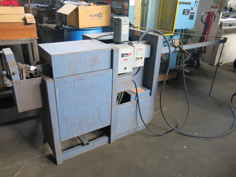 Harper #E-200, 2" turning vane maker, double uncoiler - Image 8