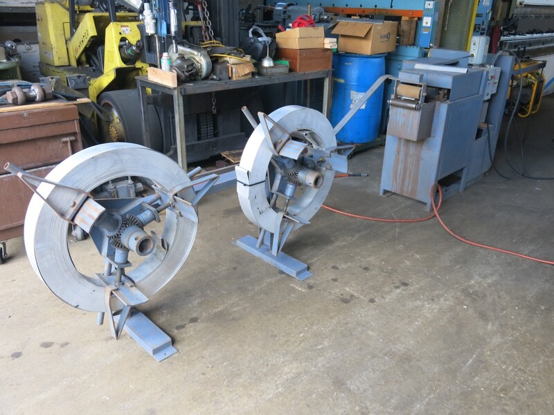 Harper #E-200, 2" turning vane maker, double uncoiler - Image 10