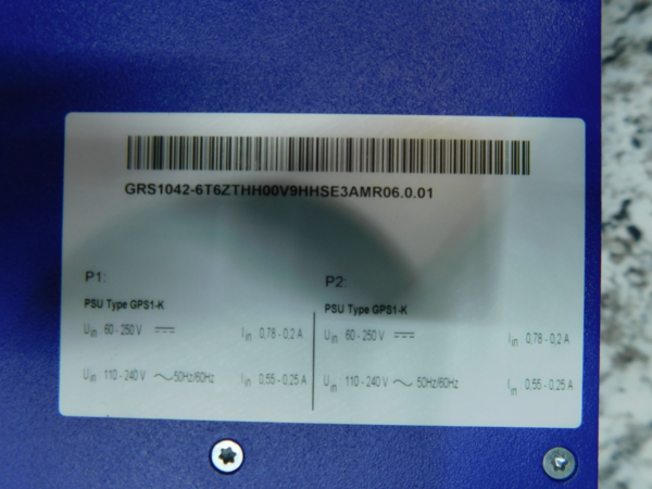 Hirschmann #GRS1042, Network Switch Configurator, Greyhound 1040 Gigabit, unused - Image 3