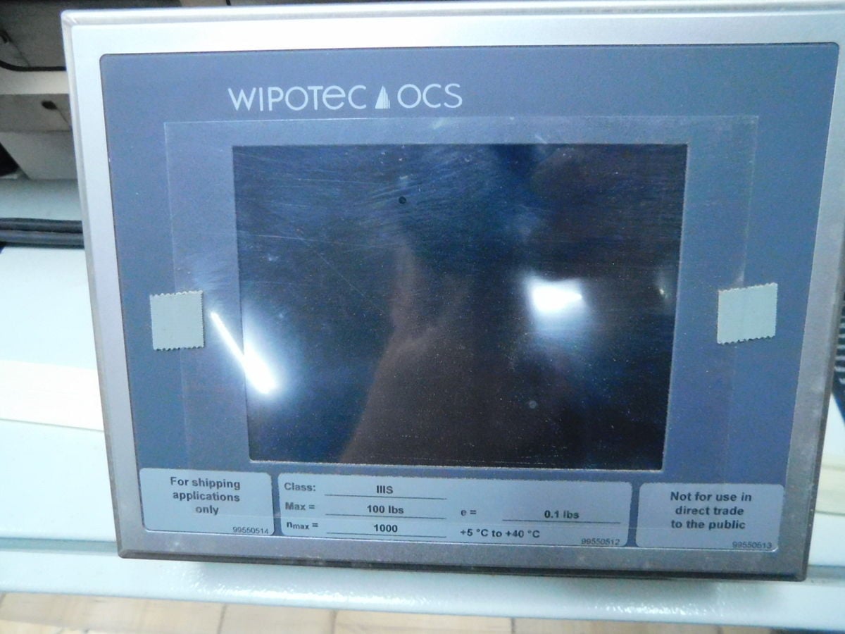 Wipotec-OCS #IW-B150, Conveyor Checkweigher, 100 lb. capacity, 600 PPM, NTEP Class III, unused - Image 8