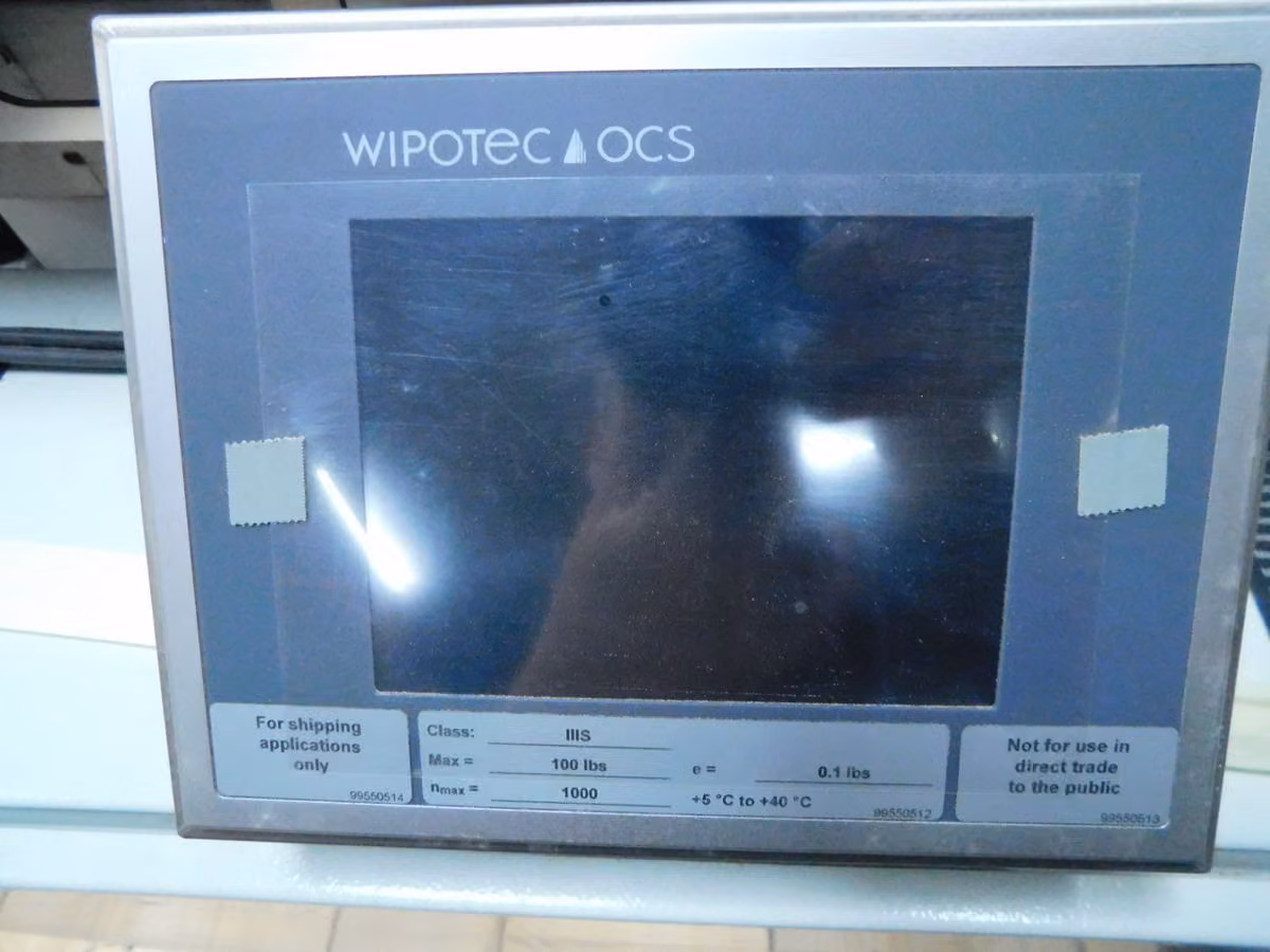 Wipotec-OCS #IW-B150, Conveyor Checkweigher, 100 lb. capacity, 600 PPM, NTEP Class III, unused - Image 8