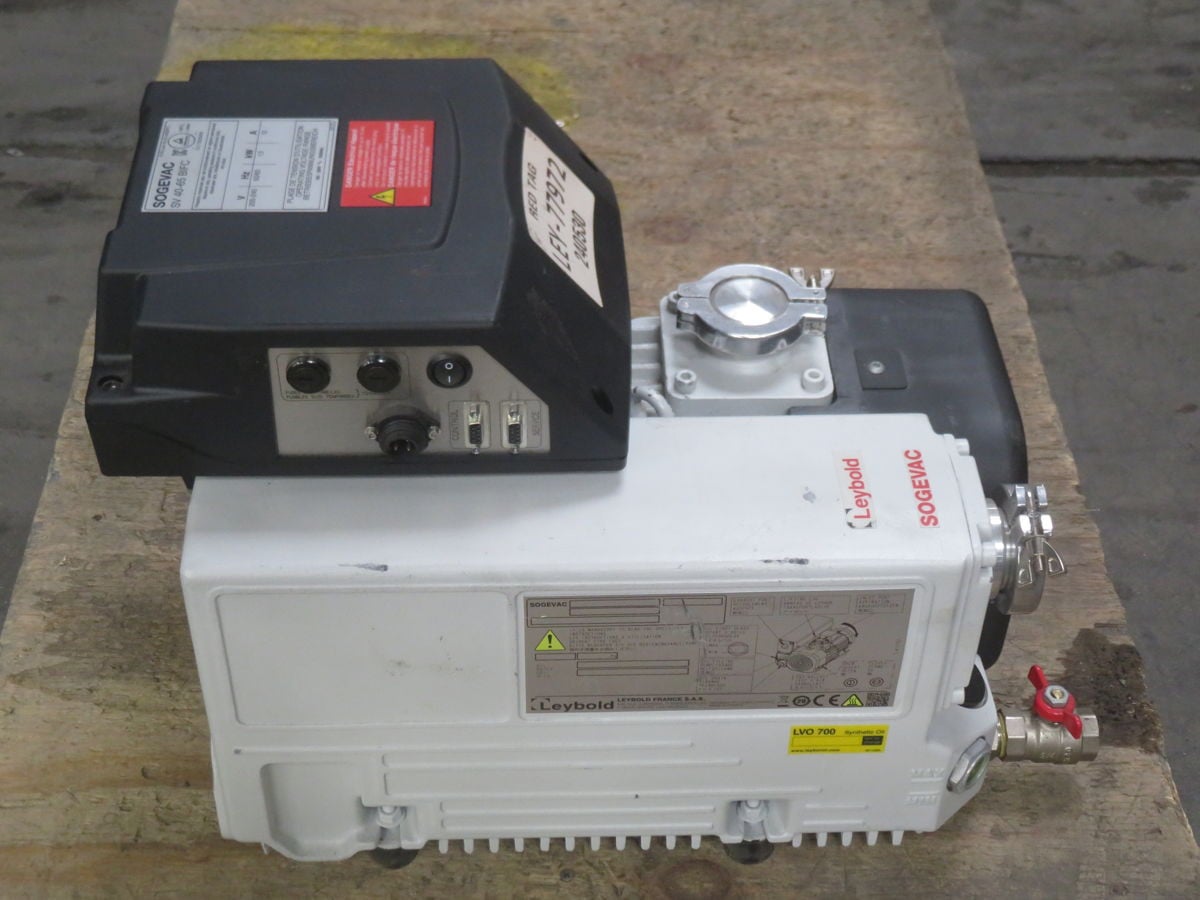 38.3 CFM, Sogevac #SV40-65-BIFC, Rotary Vane Vacuum Pump, 200-240 V., 1.5 kW (2 available) - Image 5
