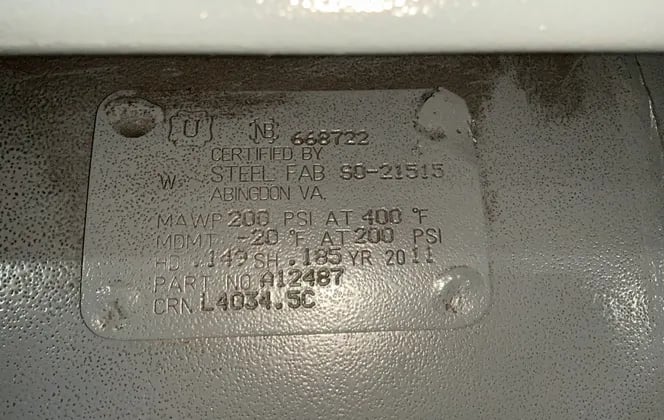 101 cfm, 125 psi, Atlas Copco #GA18FF A 125 FM, Rotary Screw Air Compressor, 25 HP, 88 Gal. Tank, 230 V., 2011 - Image 9