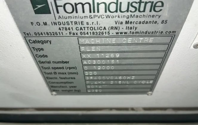 Fromindustrie #FLEN, CNC Machining Center, 2014 - Image 5