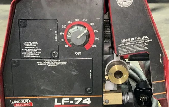 Lincoln Electric #LF-74, Wire Feeder, 24-42 V. - Image 3