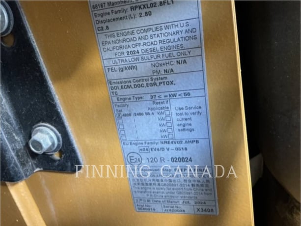 Caterpillar 255-05, 697 hours, S/N: FL708323, 2025 - Image 7