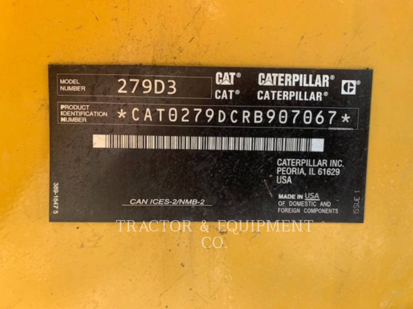 Cat 279D3 H2CB, Skid Steer Loader, 591 hours, S/N: RB907067, 2024 - Image 5