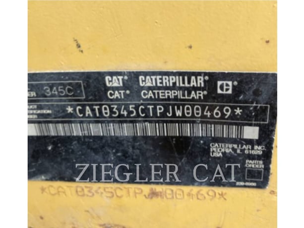 Caterpillar 345C, Excavator, 19957 hours, S/N: PJW00469, 2005 - Image 6