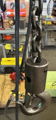 1 Ton, CM Lodestar #F2, electric chain hoist, 8' lift, 5/16 FPM, 1/2 HP, 230 V., 3 Ph., manual trolley - Image 5