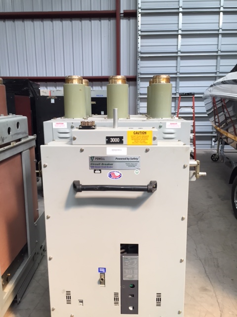 3000 Amps, Powell, 15pv-50ams6-2, 125 VDC ctrl roll in replacement for AM13.8-1000-4H - Image 1