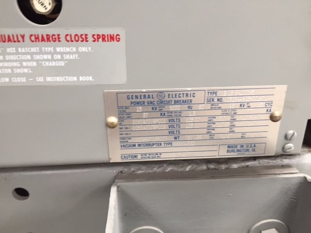 3000 Amps, General Electric, am-13.8-1000-4h vacuum conversion - Image 5