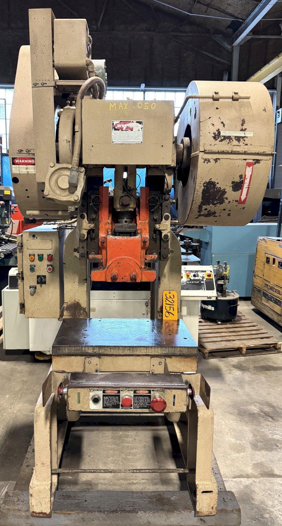 40 Ton, Rousselle #4, OBI press, 3" stroke, 12" Shut Height, 26" x 16" bed, 45 SPM, 3 HP, air clutch - Image 1