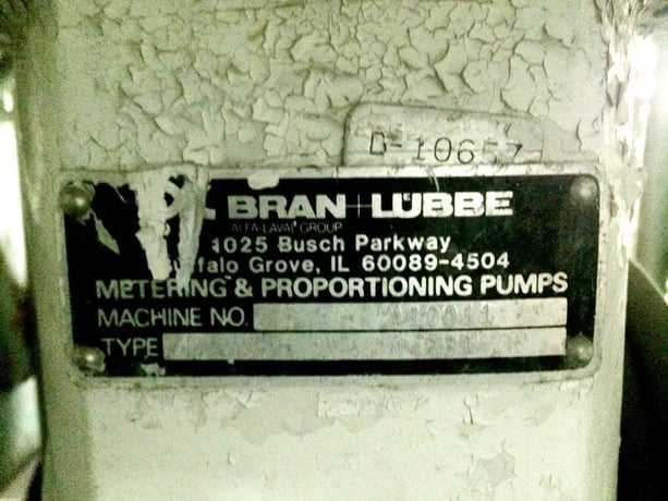 Bran & Luebbe #A10011, pump, 2 HP @ 1725 RPM - Image 7