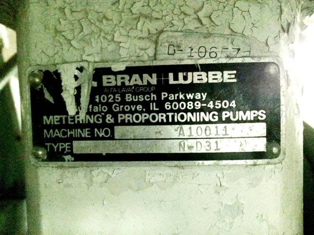 Bran & Luebbe #A10011, pump, 2 HP @ 1725 RPM - Image 10