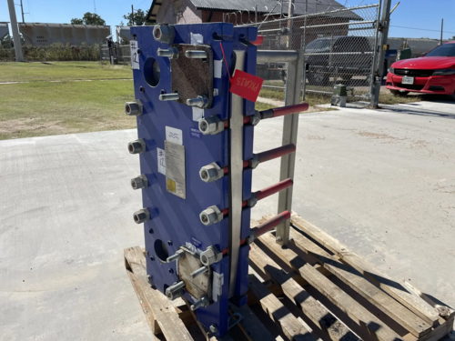 46 sq.ft. Alfa Laval #M10-BWFD, plate heat exchanger, 300 psi, 2013 (15 available) - Image 7