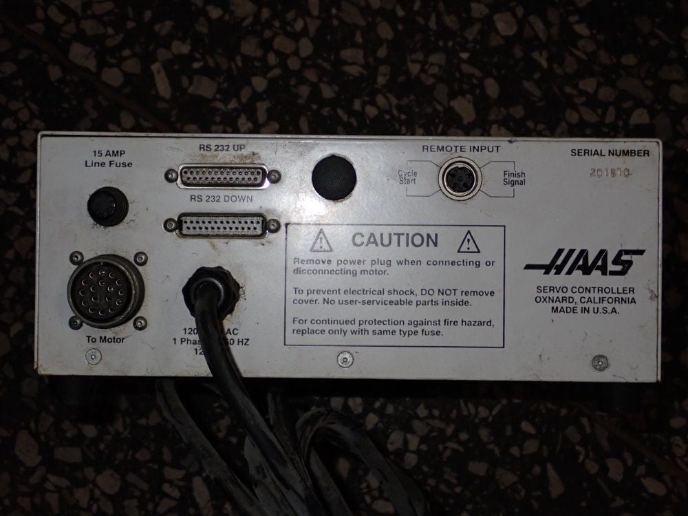 Haas #SCOHC, Servo Controller, 15 A., 2001 - Image 4