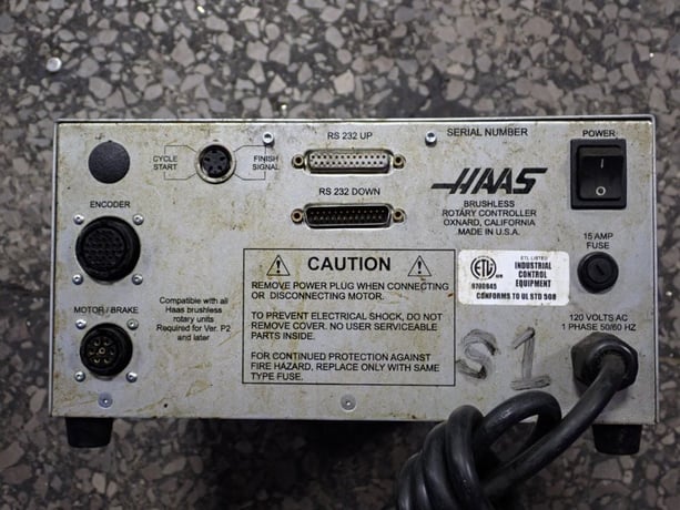 Haas Brushless Rotary Control, 15 A., 2013 - Image 6