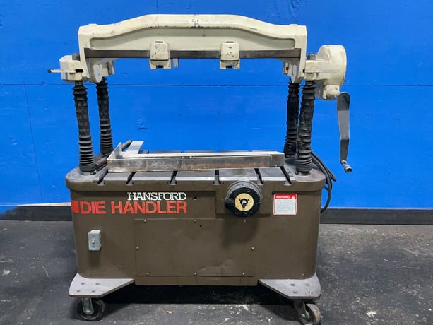 4000 lb. Hansford Davis #1020, Die Handler, 25" x 43" table, 1.5 HP - Image 4