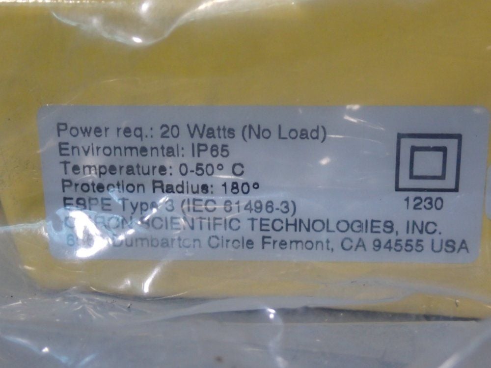 Omron #OS3101-2-PN, Safety Laser Sensor, 20 W - Image 5