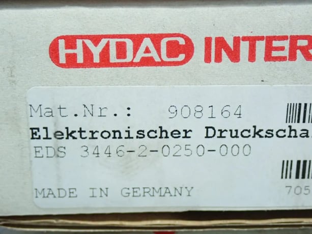 Hydac #908164, EDS400 Pressure Switch, Never Used (6 available) - Image 8