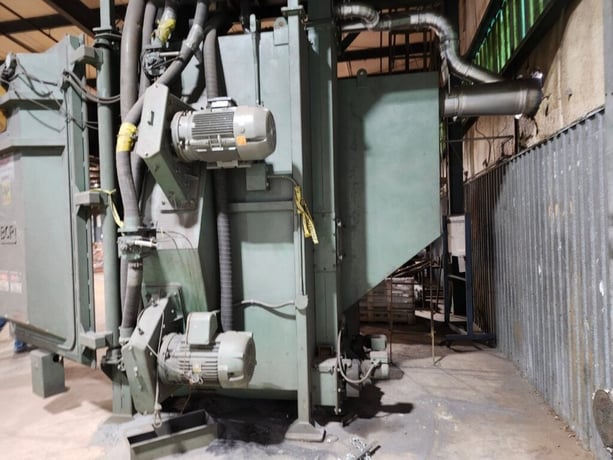 Blast Cleaning Products (BCP) #A4-6371, dual loading shot spin blaster, 74.83 HP, 93.5 amps, 1995 - Image 9