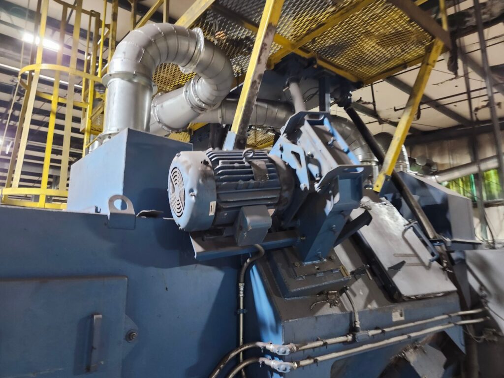 Viking #MB2424/VK4300, mesh belt shot & wash line, 3-15 FPM, 4 blast wheels, dust collector - Image 10