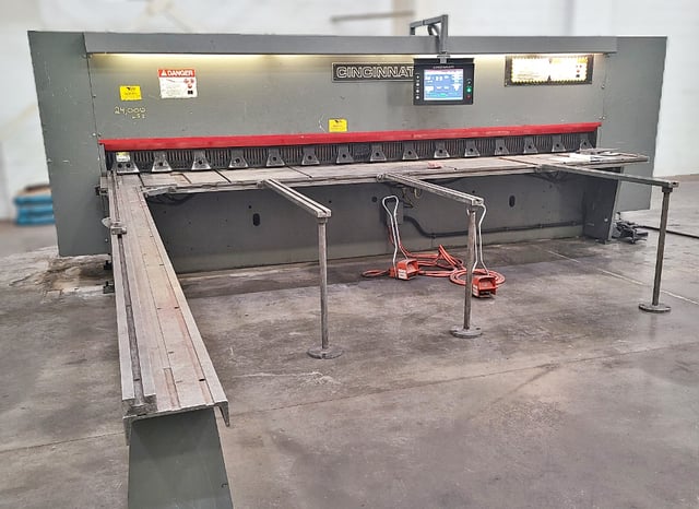 1/4" x 14' Cincinnati #250-HS-14, Hydraulic Power Squaring Shear, 48" Back Gauge, 52/16 SPM, 15 HP, 2015 - Image 2