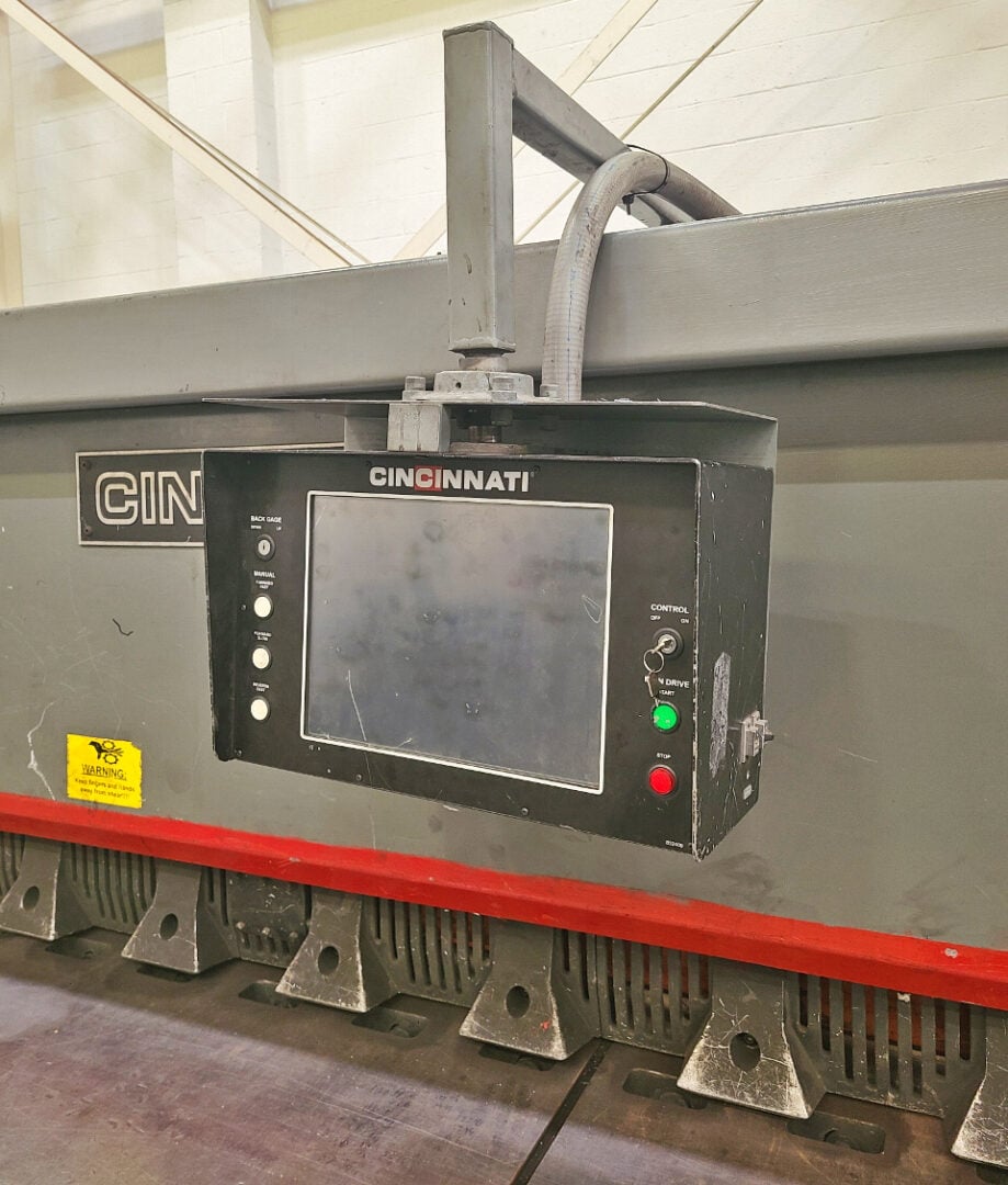 1/4" x 14' Cincinnati #250-HS-14, Hydraulic Power Squaring Shear, 48" Back Gauge, 52/16 SPM, 15 HP, 2015 - Image 8