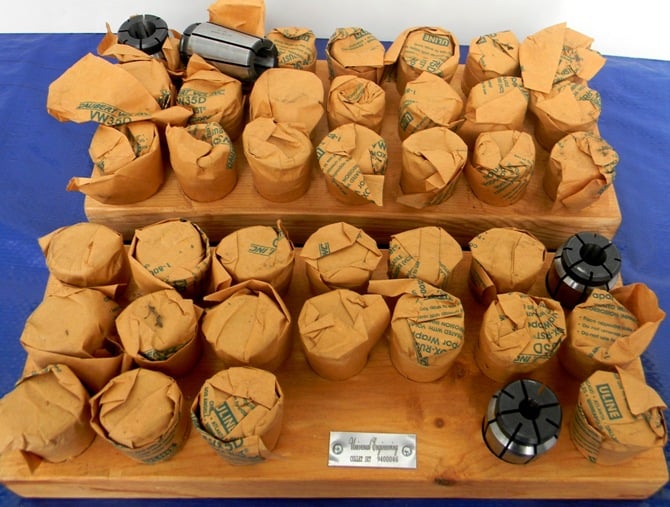 Acura-flex #9400046, 1" Collet Set, (40) Collets, 3/8" to 1" in 1/64" Increments, Never Used - Image 2