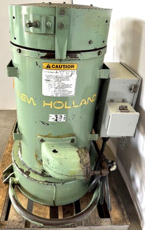 New Holland Ltd #K-24, spin dryer, 12" x 12" Basket, 75 Lb. Capacity, Heated, 1 HP - Image 4