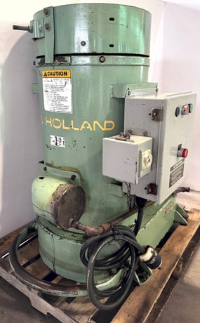 New Holland Ltd #K-24, spin dryer, 12" x 12" Basket, 75 Lb. Capacity, Heated, 1 HP - Image 8