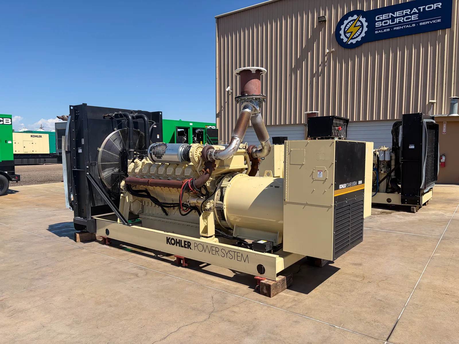 810 kW Kohler/Rehlko, Diesel generator, 699 hours, 277/480 Volts, 3 phase - Image 1