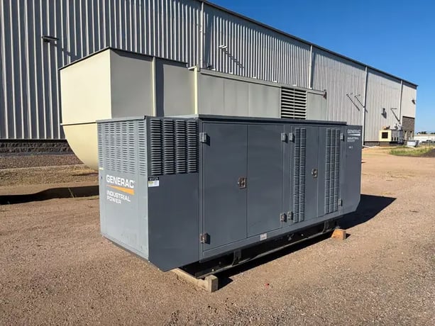 100 KW Generac #13408271000, natural gas generator set, weatherproof/SAE enclosure, 208 Volts, 3 phase, 1 - Image 2