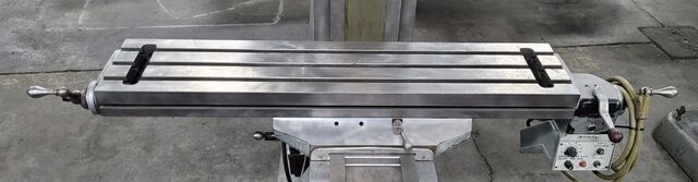 Bridgeport #Series-I, vertical mill, 9" x42" tbl, 2 HP, 36" X, 12" Y, 16" Z, 60-4200 RPM, R-8, chrome ways - Image 9