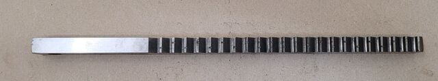 Hansford Davis #D-4016, keyseater broach, 5/8" width, 1" height, 1/2" pitch, 16" length - Image 4