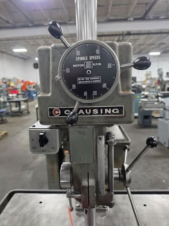 Clausing #2287, single spindle drill press, 20" throat, 1-1/4" capacity, 150-2000 RPM, 1.5 HP, #3MT, 460 V. - Image 4