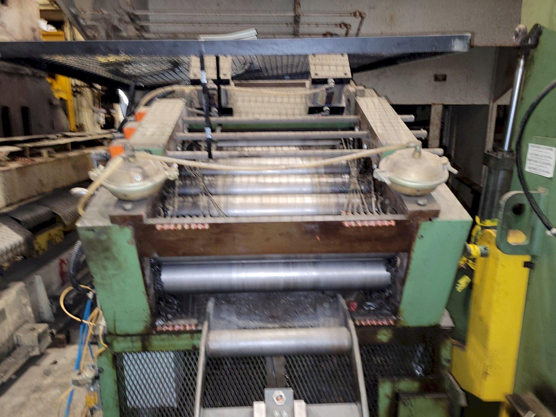 10000 lb. Mecon #100CCS-24, coil cradle & straightener comb, 24" W x .250" stock, (7) 4" diameter rolls - Image 3