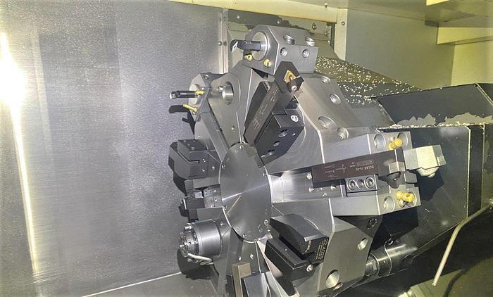Haas #DS-30, CNC Lathe, 12.5" X, 23" Z, 31.7" swing, 20.75" socs, 16" turning diameter, 30 HP, 4000 RPM, 2013 - Image 5