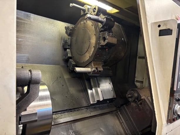 Mazak #Slant-Turn-450, CNC Lathe, 28.1" swing, 40" machining length, 24" turning diameter, 12" chuck, 40 HP - Image 3