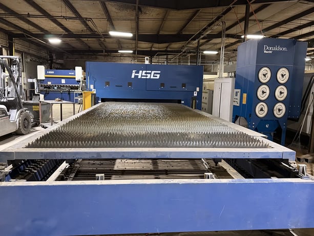 HSG #G6025X-Pro, CNC Laser Cutter, 240" x 100" working area, 13.78" Z, dust collector, 380 Volt, 2023 - Image 4