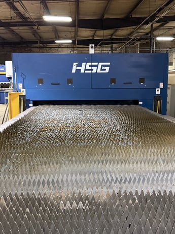 HSG #G6025X-Pro, CNC Laser Cutter, 240" x 100" working area, 13.78" Z, dust collector, 380 Volt, 2023 - Image 5