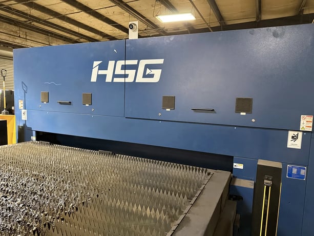 HSG #G6025X-Pro, CNC Laser Cutter, 240" x 100" working area, 13.78" Z, dust collector, 380 Volt, 2023 - Image 7