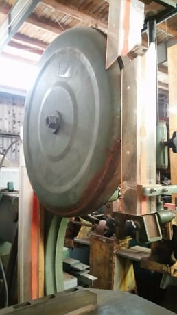 Centauro #800 ST, wood band saw, 30" throat, 20" cut height, 2" blade, 32" wheel diameter, 43" x 30" table, 4 - Image 6