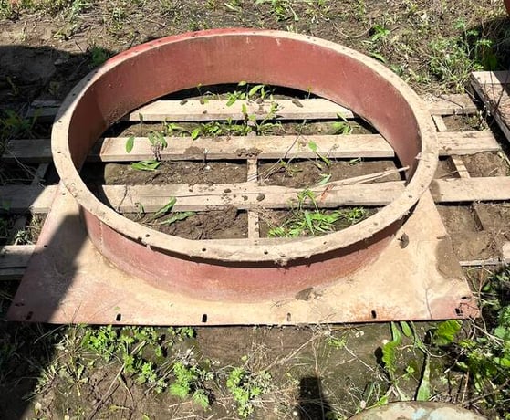 Ventilation Fan Adapter, 60" wide side diameter, 12" length - Image 1