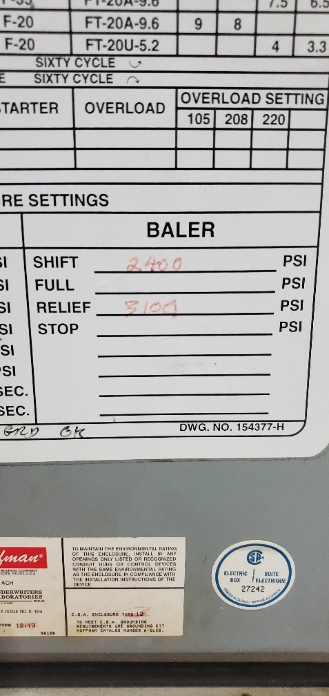 PTR Baler And Compactor Co. Cardboard Baler, Baler Compactor - Image 6