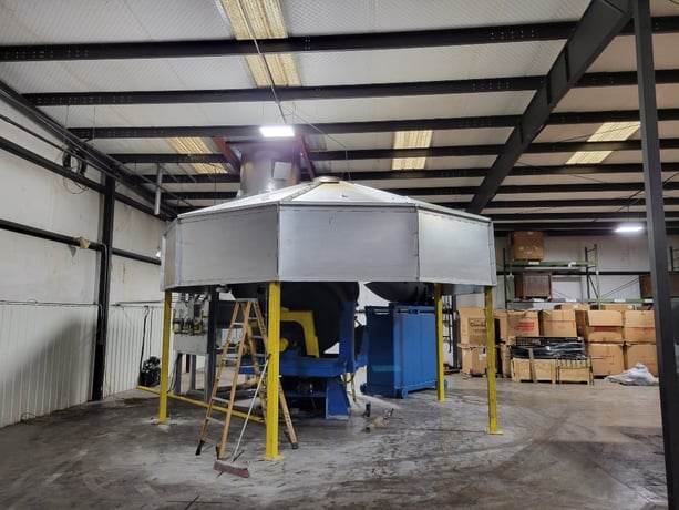 Mansell #SuperMelt, Tilting Rotary Bullion/Aluminum Melting Furnace, 4,000 lb., 25 Cu. Ft., 350° swivel - Image 4