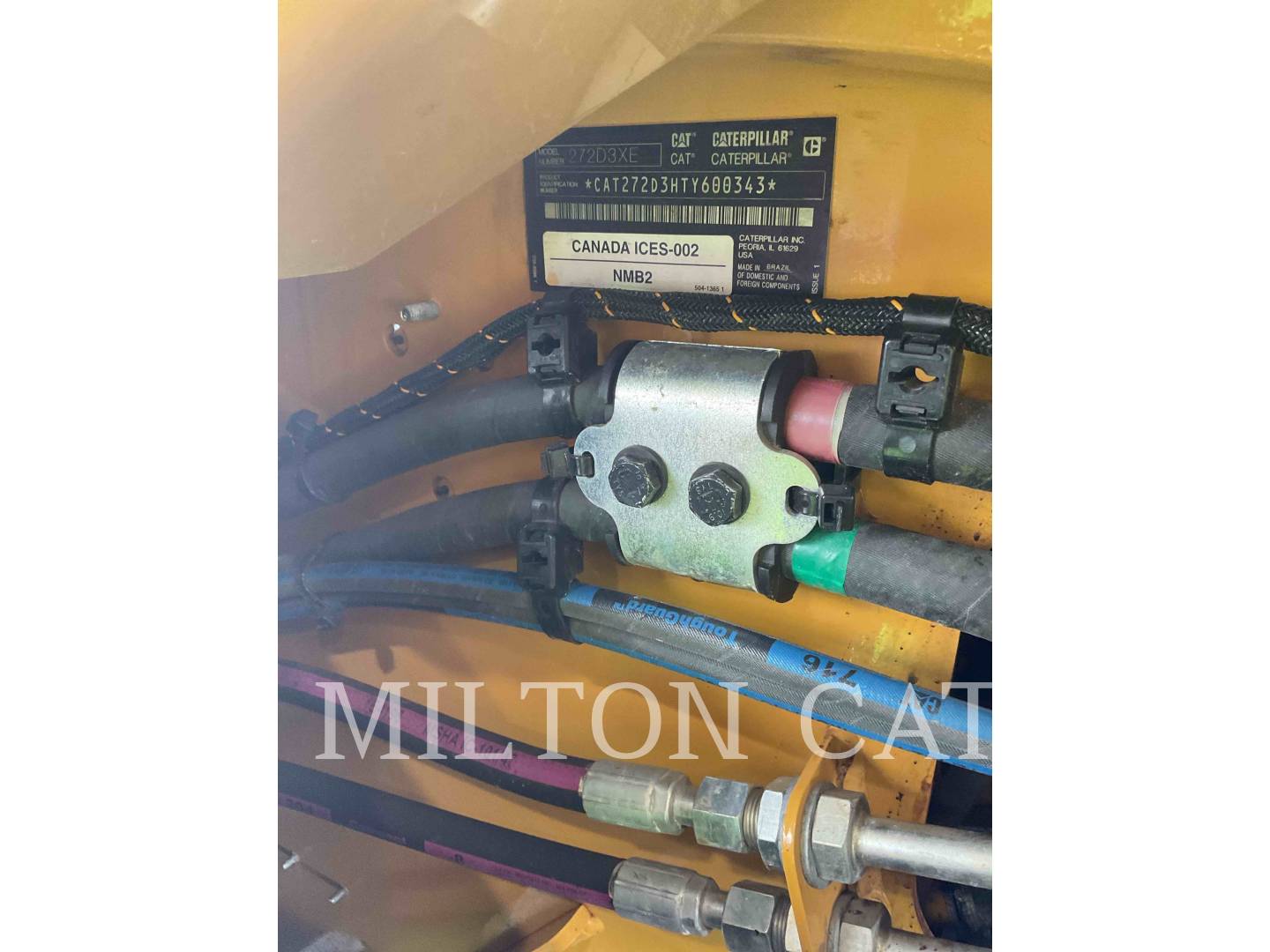 Cat 272D3 XHP, Skid Steer Loader, 409 hours, S/N: TY600343, 2024 - Image 6
