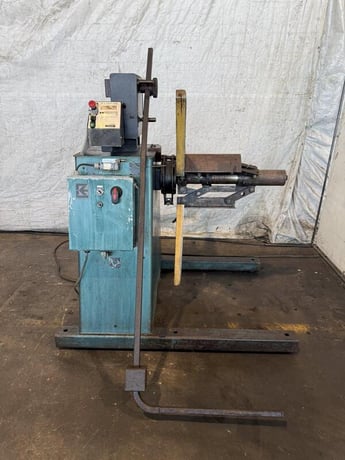 4000 lb. Rapid-Air #RA-4012, motorized uncoiler, 12" width - Image 2