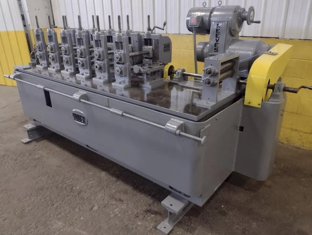 6 Stand, Yoder #M1-1/2, roll former, 12" roll space, 1.5" arbor, 11" horizontal spacing, 4"-7" vertical adj. - Image 3