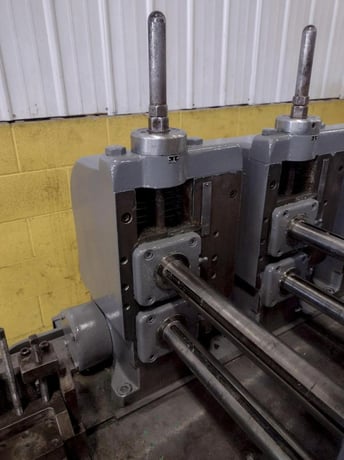 6 Stand, Yoder #M1-1/2, roll former, 12" roll space, 1.5" arbor, 11" horizontal spacing, 4"-7" vertical adj. - Image 8